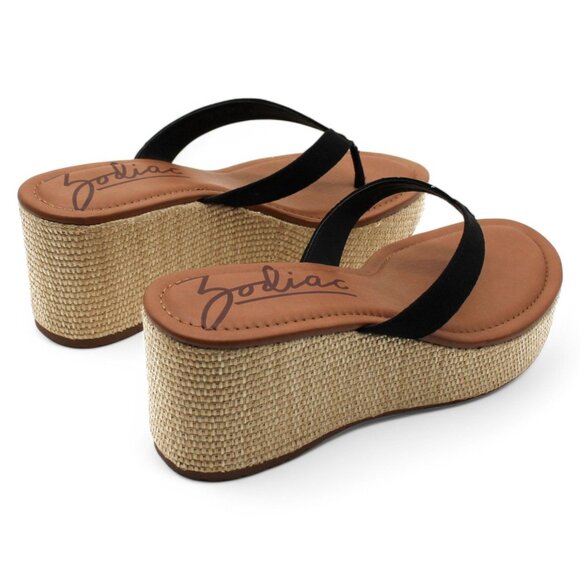 Zodiac Womens Rio Thong Platform Wedge Sandals - Picture 6 of 7